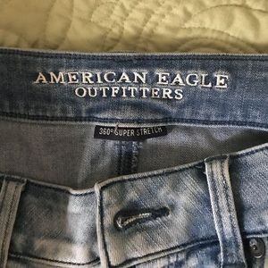 Cute vintage inspired denim american eagle shorts